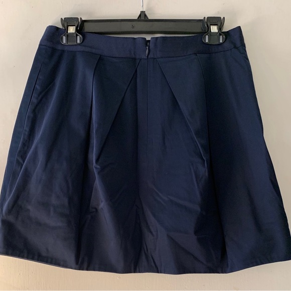 J. Crew Taffeta Marvell’s Lined Mini Skirt, Size: 8, Color: Navy - Picture 3 of 11